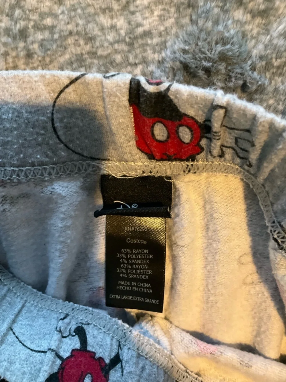 Disney Gray Mickey Mouse Print Pajama Set - Picture 5 of 9